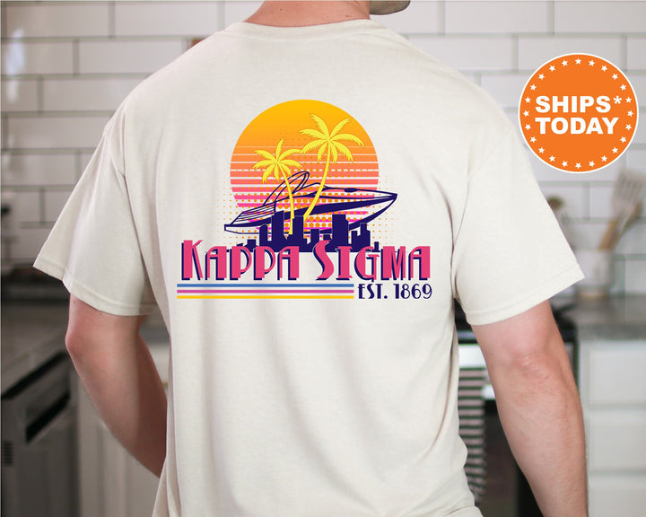 Kappa Sigma Greek Shores Fraternity T-Shirt | Kappa Sig Fraternity Chapter Shirt | Bid Day Gift | Rush Pledge Comfort Colors Tees _ 12271g