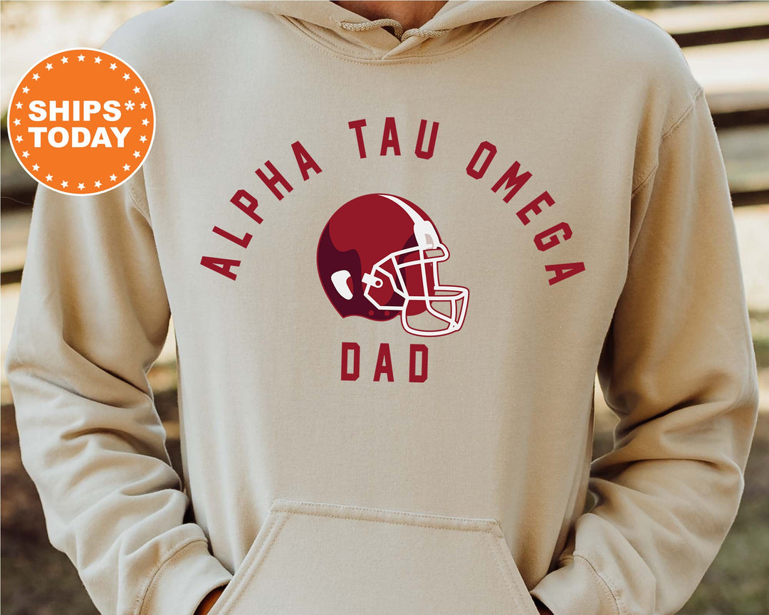 Alpha Tau Omega Fraternity Dad Fraternity Sweatshirt | ATO Dad Sweatshirt | Fraternity Gift | College Greek Apparel | Gift For Dad _ 6699g