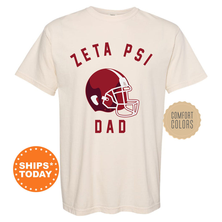 Zeta Psi Fraternity Dad Fraternity T-Shirt | Zeta Dad Shirt | Fraternity Gift | Greek Apparel | Gift For Dad | Fraternity Dad Shirt Comfort Colors Shirt _ 6726g