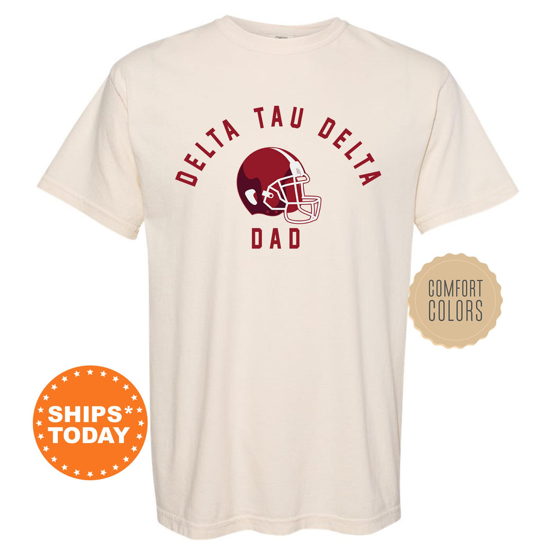 Delta Tau Delta Fraternity Dad Fraternity T-Shirt | Delt Dad Shirt | Greek Tees | Frat Family Shirt | Gift For Dad | Game Day Shirt Comfort Colors Shirt _ 6704g