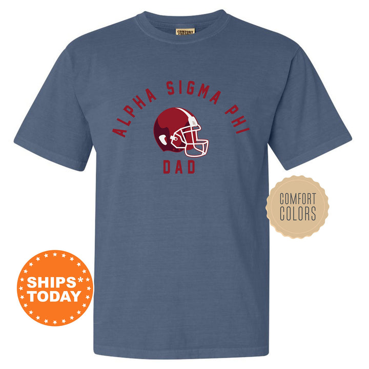 Alpha Sigma Phi Fraternity Dad Fraternity T-Shirt | Alpha Sig Dad Shirt | Fraternity Game Day Shirt | Greek Apparel | Gifts For Dad Comfort Colors Shirt _ 6698g