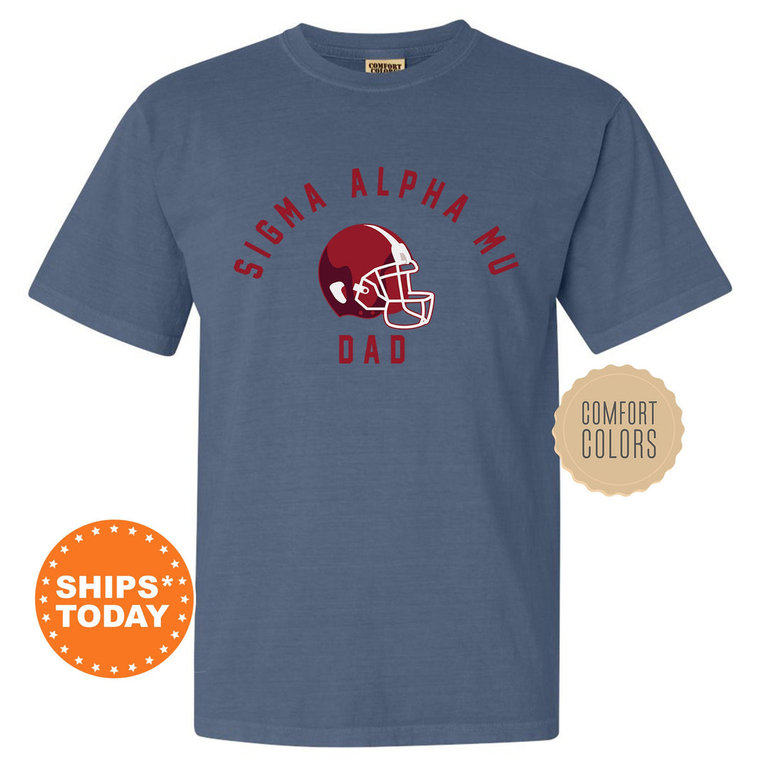 Sigma Alpha Mu Fraternity Dad Fraternity T-Shirt | Sammy Dad Shirt | Fraternity Gift | Greek Apparel | Gifts For Dad | Gameday Shirt Comfort Colors Shirt _ 6717g
