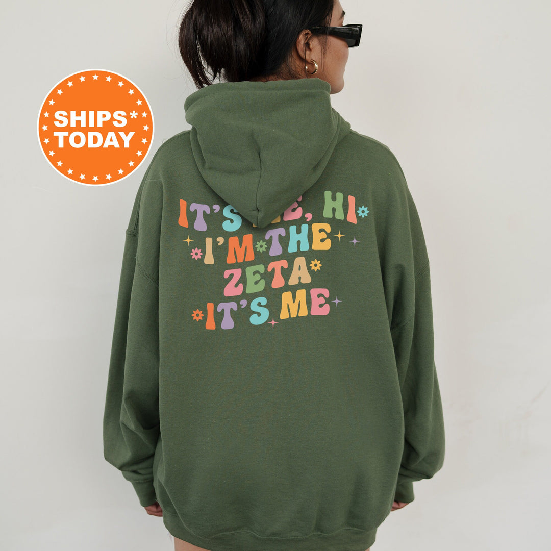 It's Me Hi I'm The Zeta It's Me | Zeta Tau Alpha Nature's Palette Sorority Sweatshirt | Big Little Gift | Oversized Sorority Hoodie _ 15798g