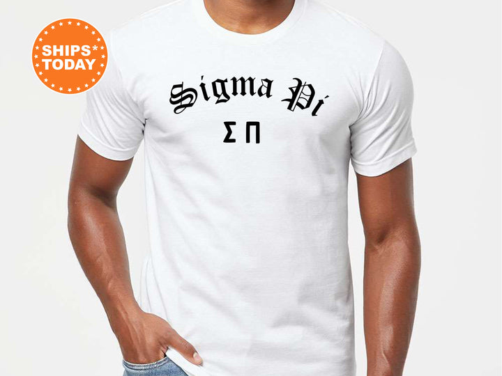 Sigma Pi Old English Oaths Fraternity T-Shirt | Sigma Pi Greek Apparel | Comfort Colors Shirt | Bid Day Gift | College Greek Life _ 11201g
