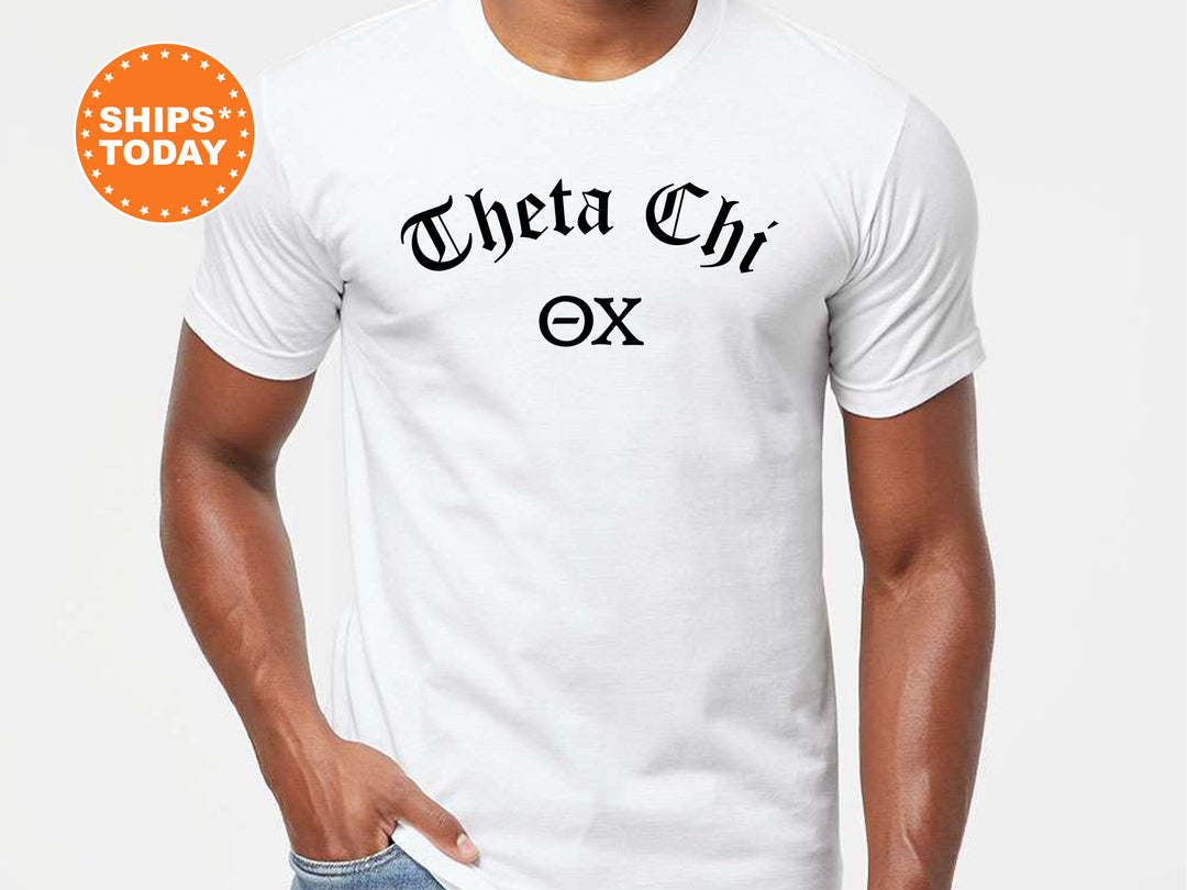Theta Chi Old English Oaths Fraternity T-Shirt | Theta Chi Greek Apparel | Comfort Colors Shirt | Bid Day Gift | College Greek Life _ 11204g