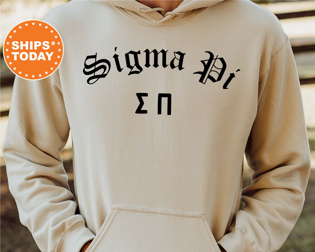 Sigma Pi Old English Oaths Fraternity Sweatshirt | Sigma Pi Sweatshirt | Rush Sweatshirt | Bid Day Gift | College Greek Apparel _ 11201g