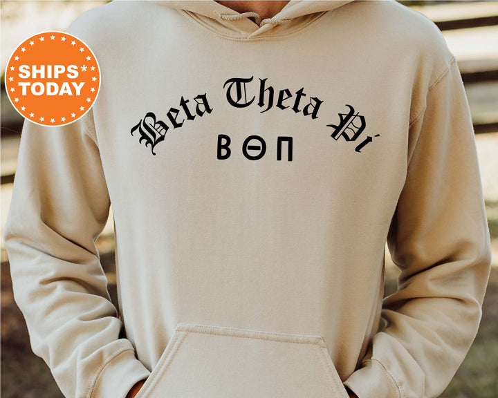 Beta Theta Pi Old English Oaths Fraternity Sweatshirt | Beta Sweatshirt | Rush Sweatshirt | Bid Day Gift | College Greek Apparel _ 11180g