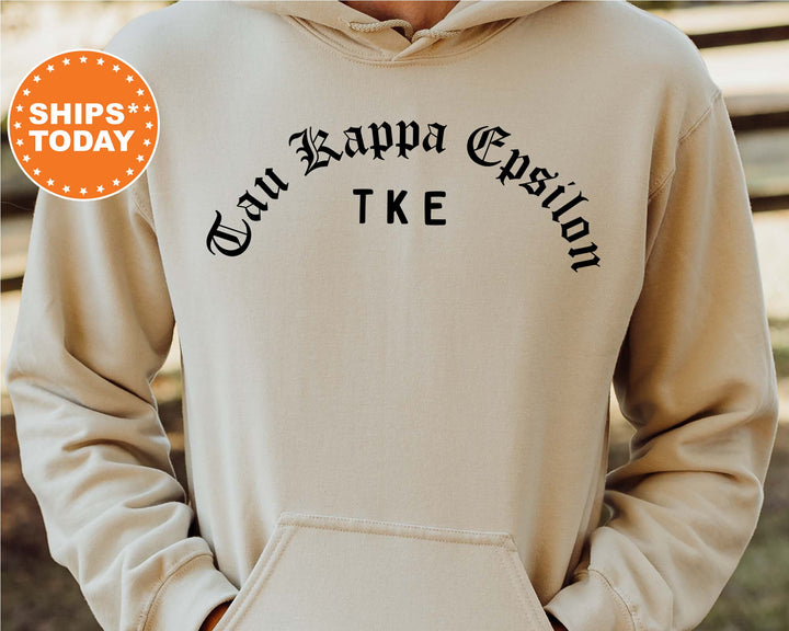Tau Kappa Epsilon Old English Oaths Fraternity Sweatshirt | TKE Sweatshirt | Rush Sweatshirt | Bid Day Gift | College Greek Apparel _ 11203g