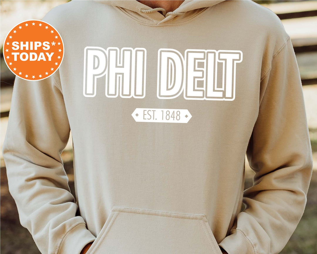 Phi Delta Theta Legacy Fraternity Sweatshirt | Phi Delt Sweatshirt | Frat Initiation Gift | Comfy Greek Sweatshirt | Greek Apparel _  10911g