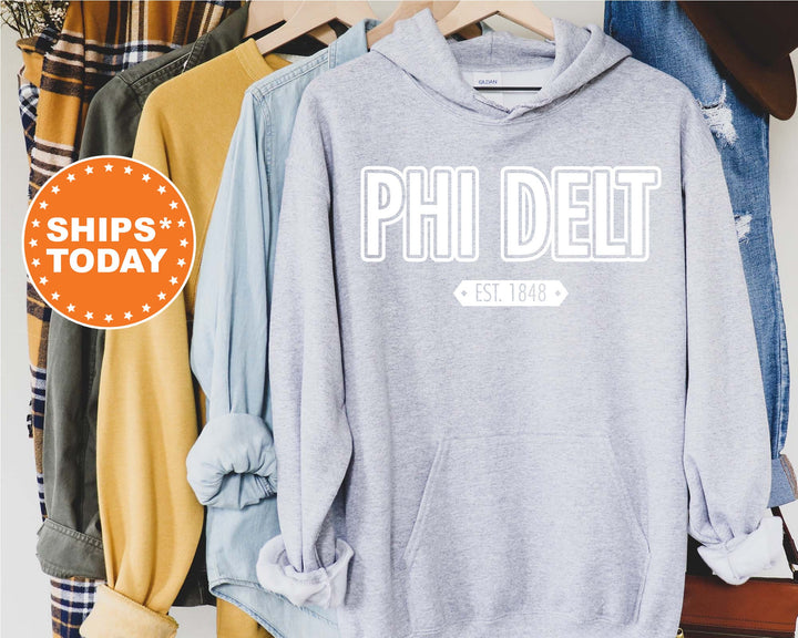Phi Delta Theta Legacy Fraternity Sweatshirt | Phi Delt Sweatshirt | Frat Initiation Gift | Comfy Greek Sweatshirt | Greek Apparel _  10911g