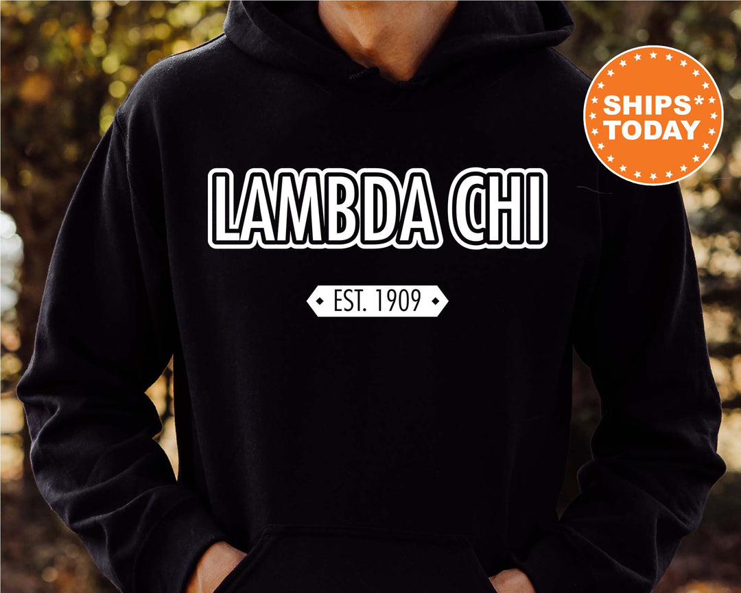 Lambda Chi Alpha Legacy Fraternity Sweatshirt | Lambda Chi Sweatshirt | Recruitment Gift | Comfy Greek Sweatshirt | Greek Apparel _  10910g