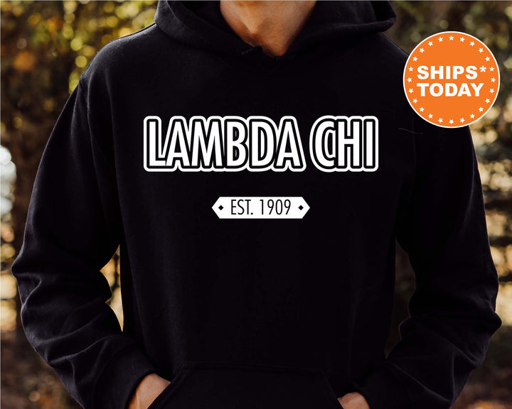 Lambda Chi Alpha Legacy Fraternity Sweatshirt | Lambda Chi Sweatshirt | Recruitment Gift | Comfy Greek Sweatshirt | Greek Apparel _  10910g