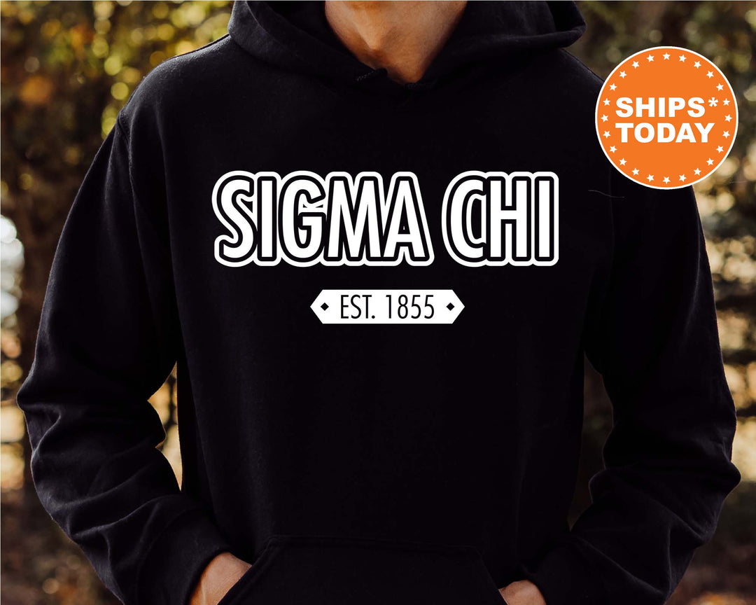 Sigma Chi Legacy Fraternity Sweatshirt | Sigma Chi Sweatshirt | Initiation Gift | Comfy Greek Sweatshirt | Greek Apparel _  10920g