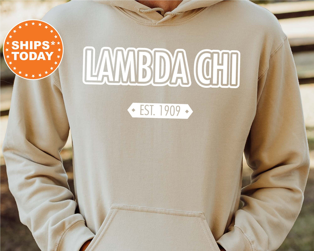 Lambda Chi Alpha Legacy Fraternity Sweatshirt | Lambda Chi Sweatshirt | Recruitment Gift | Comfy Greek Sweatshirt | Greek Apparel _  10910g