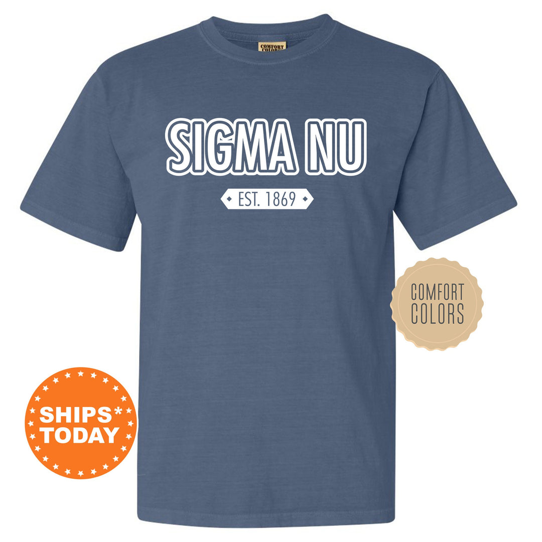Sigma Nu Legacy Fraternity T-Shirt | Sigma Nu Shirt | Fraternity Chapter Shirt | Rush Shirt | Comfort Colors Tees | Gift For Him _ 10921g