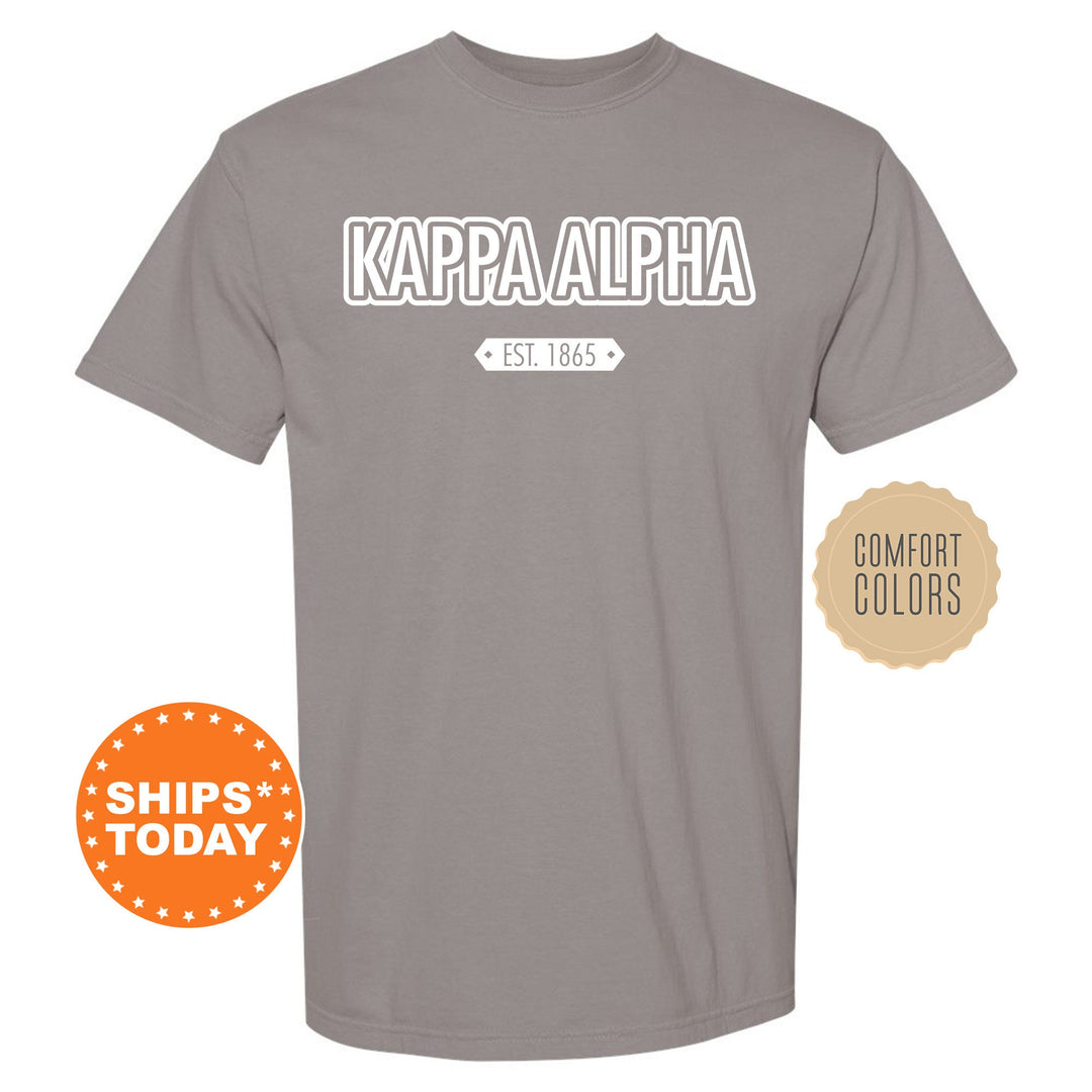 Kappa Alpha Order Legacy Fraternity T-Shirt | Kappa Alpha Shirt | Fraternity Chapter | Rush Shirt | Comfort Colors | Gift For Him _ 10908g