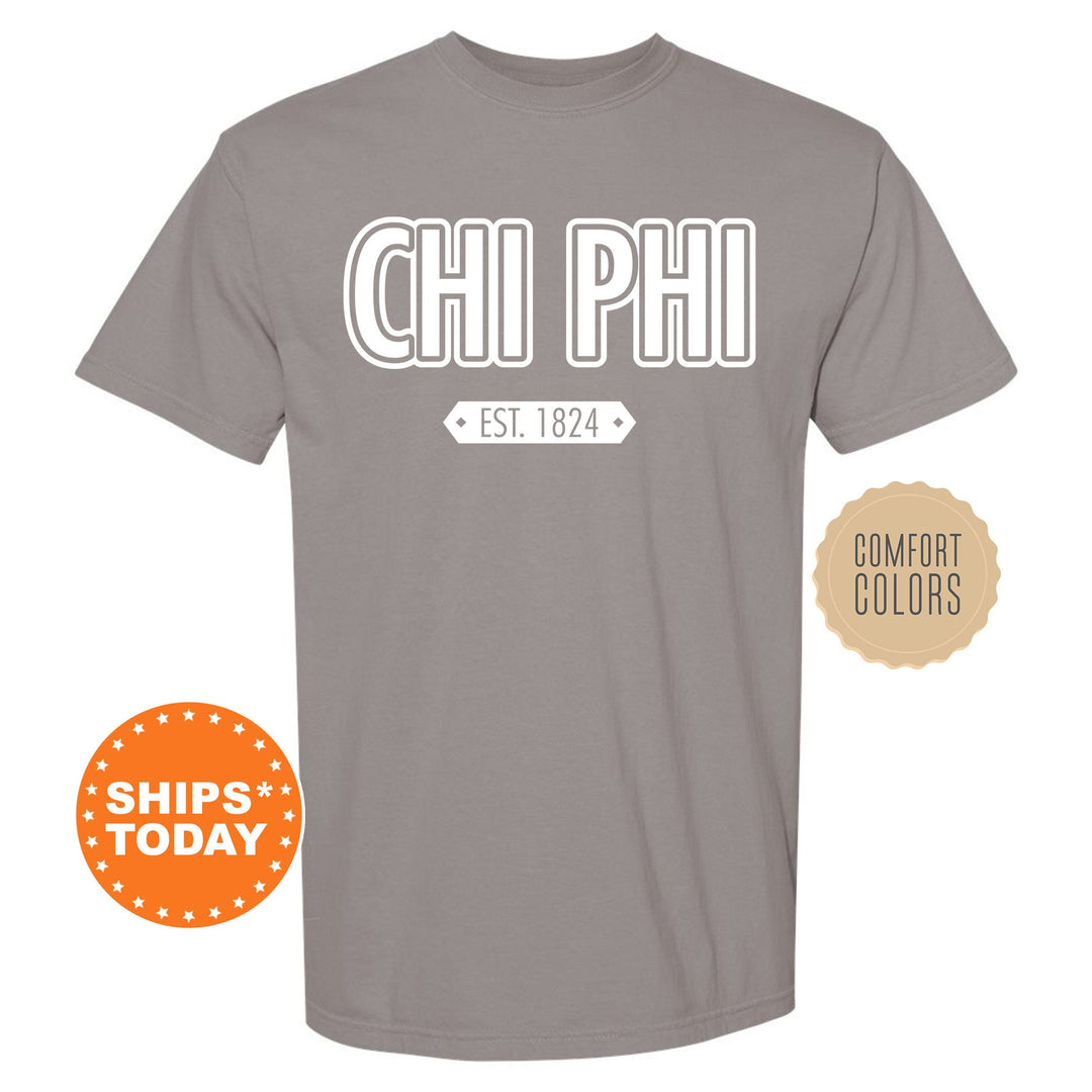 Chi Phi Legacy Fraternity T-Shirt | Chi Phi Shirt | Fraternity Chapter Shirt | Rush Shirt | Comfort Colors Tees | Gift For Him _ 10903g