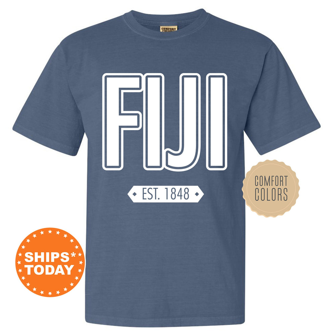 FIJI Legacy Fraternity T-Shirt | Phi Gamma Delta Shirt | Fraternity Chapter Shirt | Rush Shirt | Comfort Colors Tees | Gift For Him _ 10912g