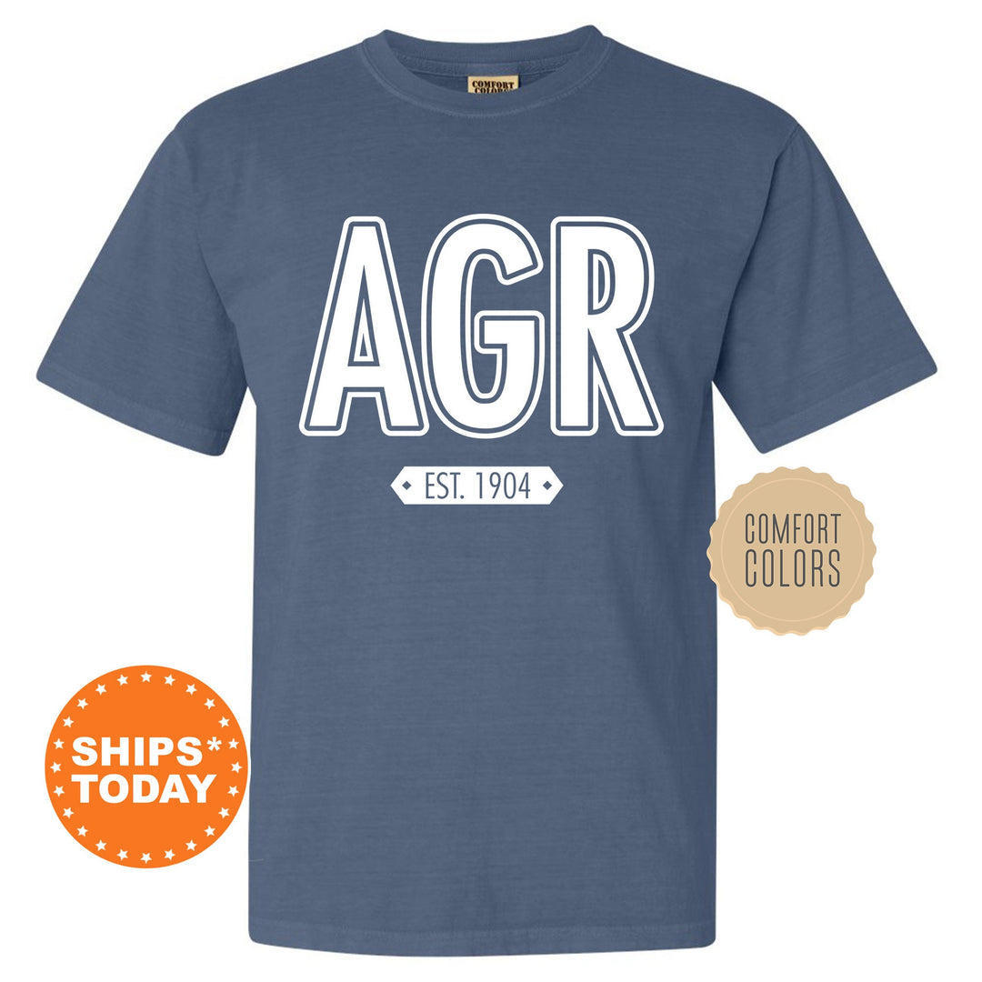 Alpha Gamma Rho Legacy Fraternity T-Shirt | AGR Shirt | Fraternity Chapter Shirt | Rush Shirt | Comfort Colors Tees | Gift For Him _ 10899g