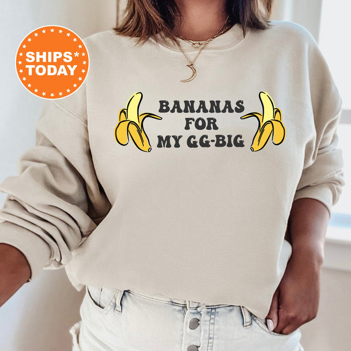 Big Little GBig GGBig Barmy Bananas Sorority Sweatshirt | Big Little Reveal | Sorority Gift | Big Little Family | Matching Sweatshirt _ 132