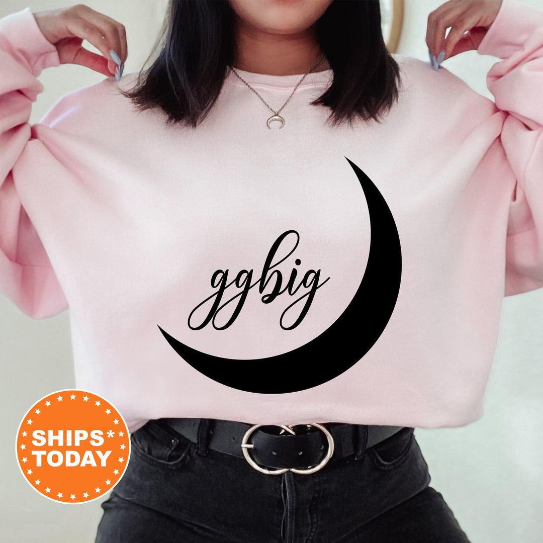 Big Little GBig GGBig Crescent Moon Sorority Sweatshirt | Big Little Gift | Sorority Reveal | Bid Day Basket | Big Little Sweatshirt _ 87