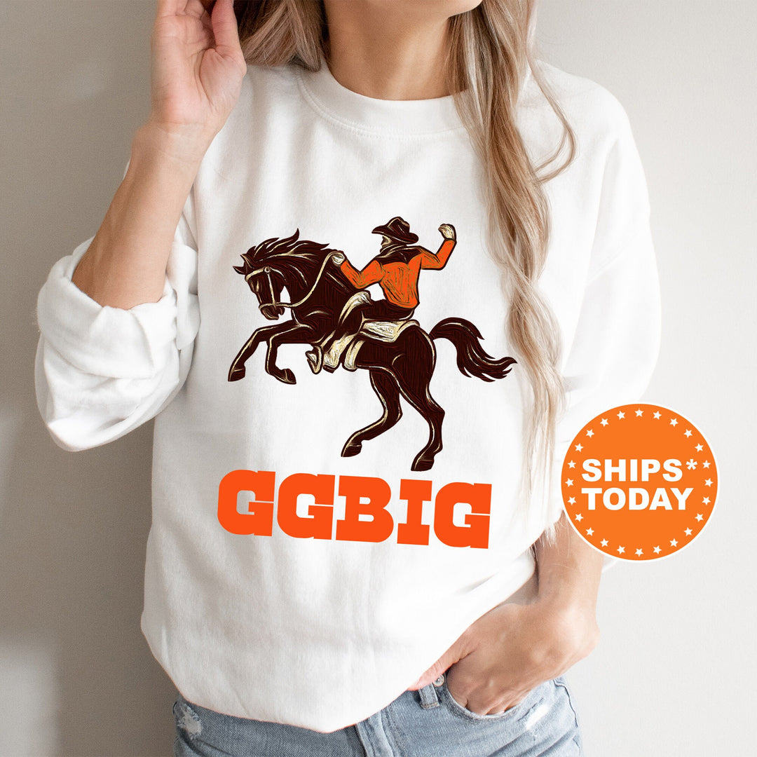 Big Little GBig GGBig Cowboy Sorority Sweatshirt | Big Little Reveal | Big Little Gift | Sorority Initiation Gift | Bid Day Basket _ 129