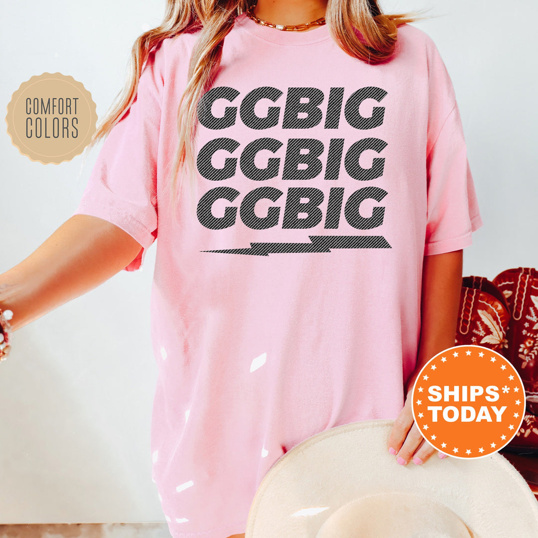 Big Little GBig GGBig The Flash Sorority T-Shirt | Big Little Reveal | Big Little Basket | Sorority Initiation Gifts | Gift For Big _ 136