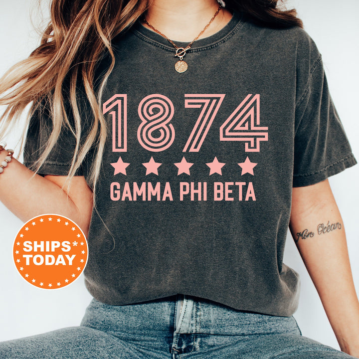 Gamma Phi Beta Star Girls Sorority T-Shirt | Gamma Phi Comfort Colors Shirt | Sorority Merch | Big Little Reveal | Sorority Gift _ 16524g