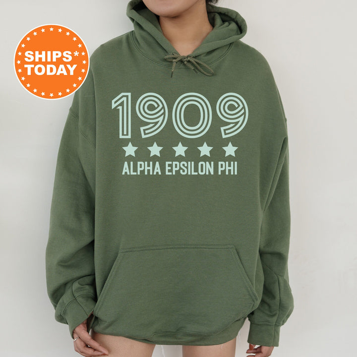 Alpha Epsilon Phi Star Girls Sorority Sweatshirt | AEPHI Sorority Merch | Big Little Reveal Gifts | College Greek Sweatshirt _ 16512g