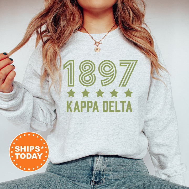Kappa Delta Star Girls Sorority Sweatshirt | Kay Dee Sorority Merch | Big Little Reveal Sorority Gifts | College Greek Sweatshirt _ 16526g