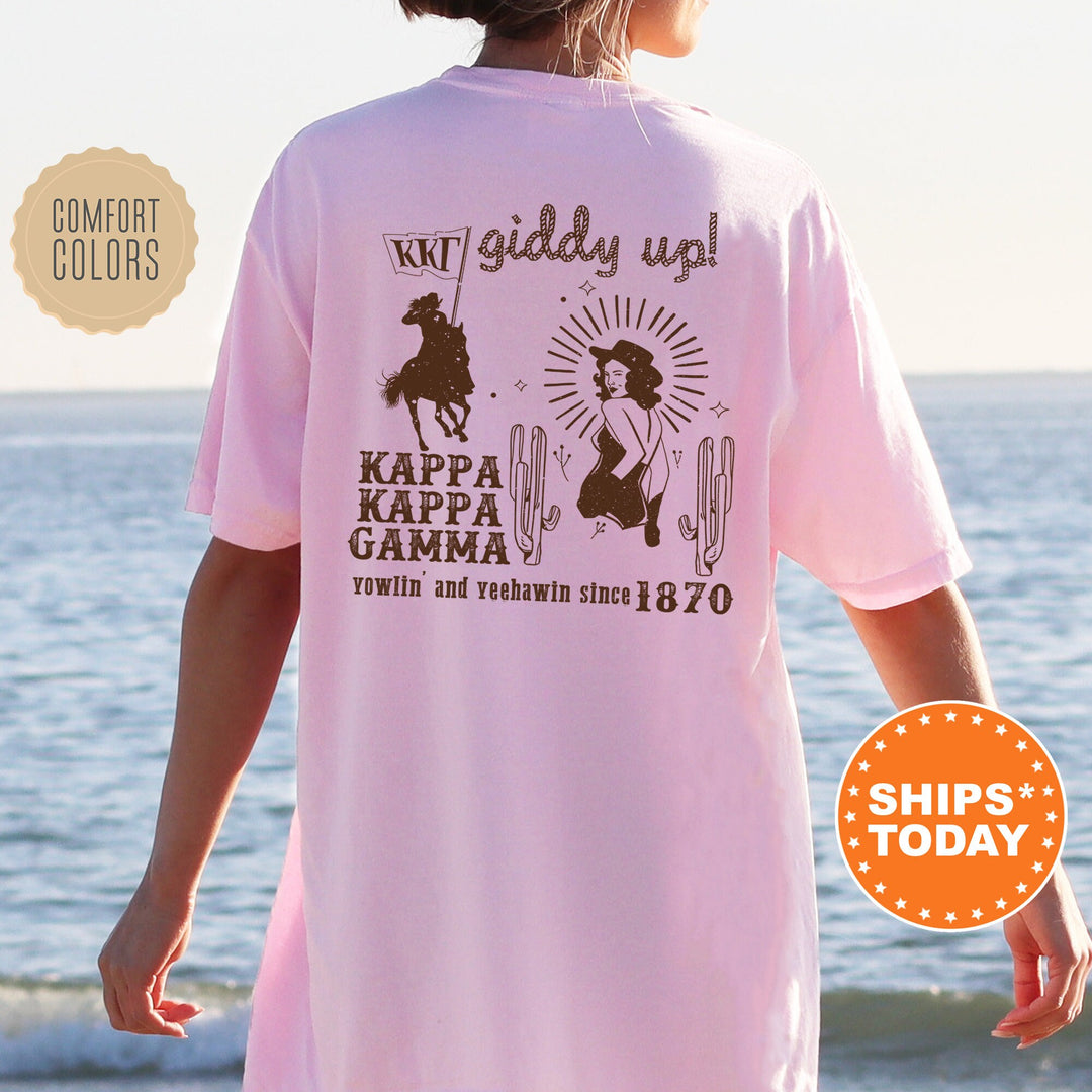 Kappa Kappa Gamma Rustic Rodeo Sorority T-Shirt | Kappa Western Shirt | Big Little Shirt | Greek Apparel | Sorority Cowgirl Shirt _ 16319g