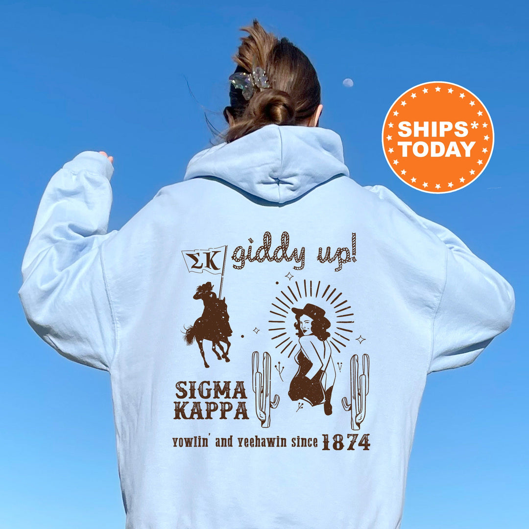 Sigma Kappa Rustic Rodeo Sorority Sweatshirt | Sig Kap Sorority Merch | Big Little Gift | Western Crewneck | Cowgirl Sweatshirt