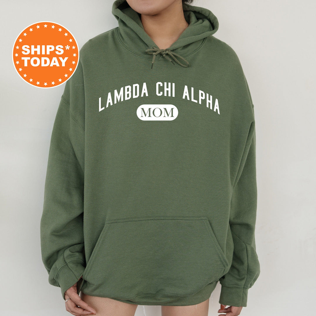Lambda Chi Alpha Athletic Mom Fraternity Sweatshirt | Lambda Chi Mom Sweatshirt | Fraternity Mom | Mother's Day Gift | Gift For Mom _ 6864g