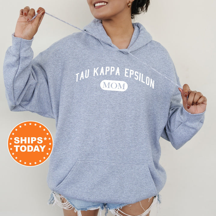 Tau Kappa Epsilon Athletic Mom Fraternity Sweatshirt | TKE Mom Sweatshirt | Fraternity Mom Hoodie | Mother's Day Gift | Gift For Mom _ 6878g