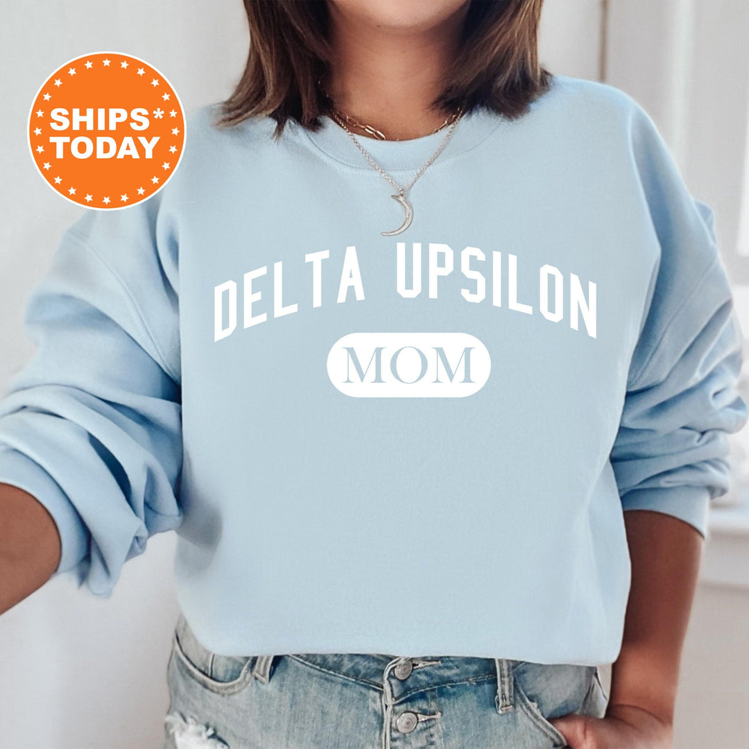 Delta Upsilon Athletic Mom Fraternity Sweatshirt | DU Mom Sweatshirt | Fraternity Mom Hoodie | Mother's Day Gift | Gift For Mom