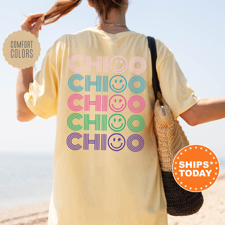 Chi Omega Cheery Chic Sorority T-Shirt | Chi O Comfort Colors Shirt | Sorority Merch | Trendy Big Little Shirt | Sorority Gifts _ 13875g