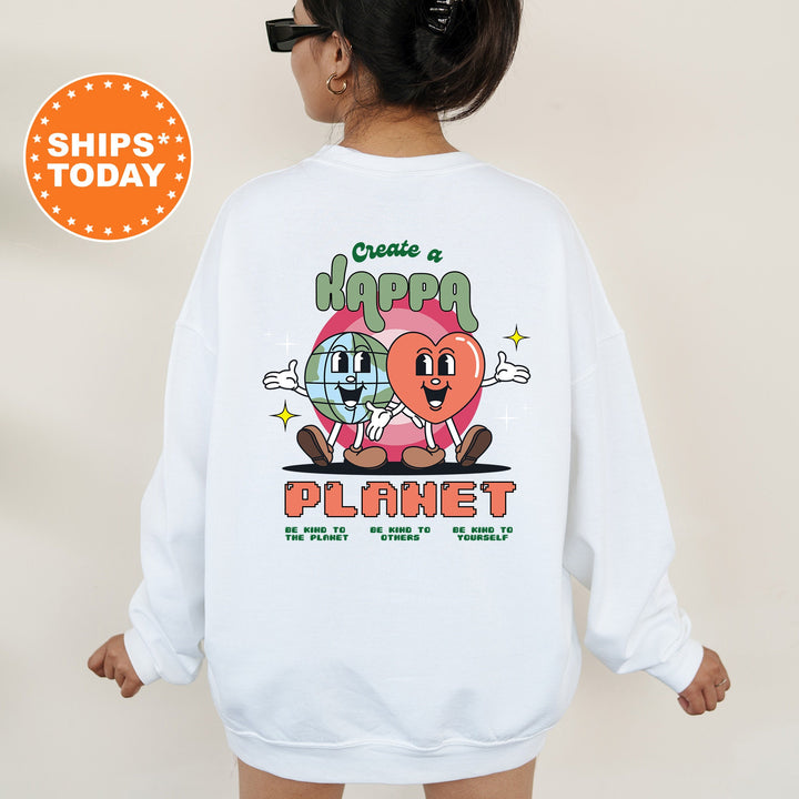 Create A KAPPA Planet | Kappa Kappa Gamma CosmoGreek Sorority Sweatshirt | Sorority Hoodie | Big Little Reveal Gift | Greek Apparel