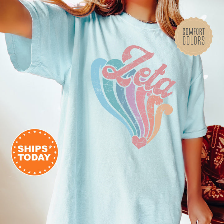 Zeta Tau Alpha Bright and Unifying Sorority T-Shirt | ZETA Comfort Colors Shirt | Big Little Sorority Gift | Custom Sorority Shirt _ 7591g