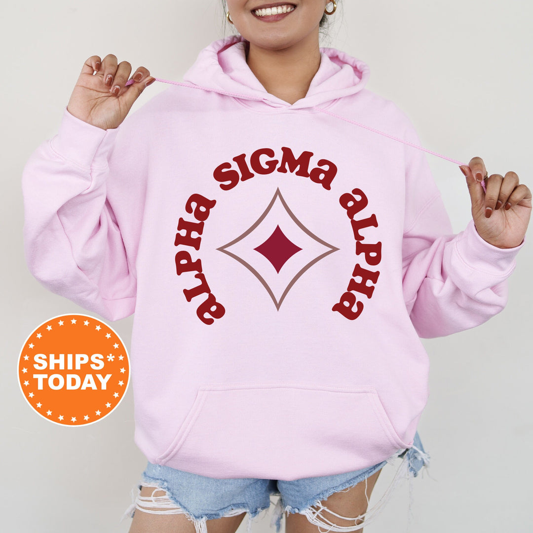 Alpha Sigma Alpha Crest Legacy Sorority Sweatshirt | Sorority Crest Sweatshirt | Big Little Sorority Gift | College Greek Apparel