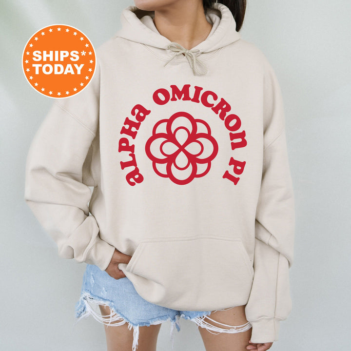 Alpha Omicron Pi Crest Legacy Sorority Sweatshirt | Alpha O Crest Sweatshirt | Big Little Sorority Gift | College Greek Apparel