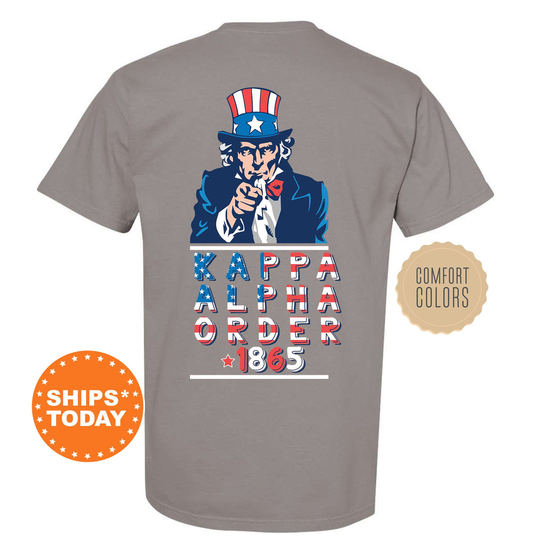 Kappa Alpha Order Liberty Fraternity T-Shirt | Kappa Alpha Patriotic Shirt | Fraternity Shirt | Bid Day Gift | Comfort Colors Tee _  10939g