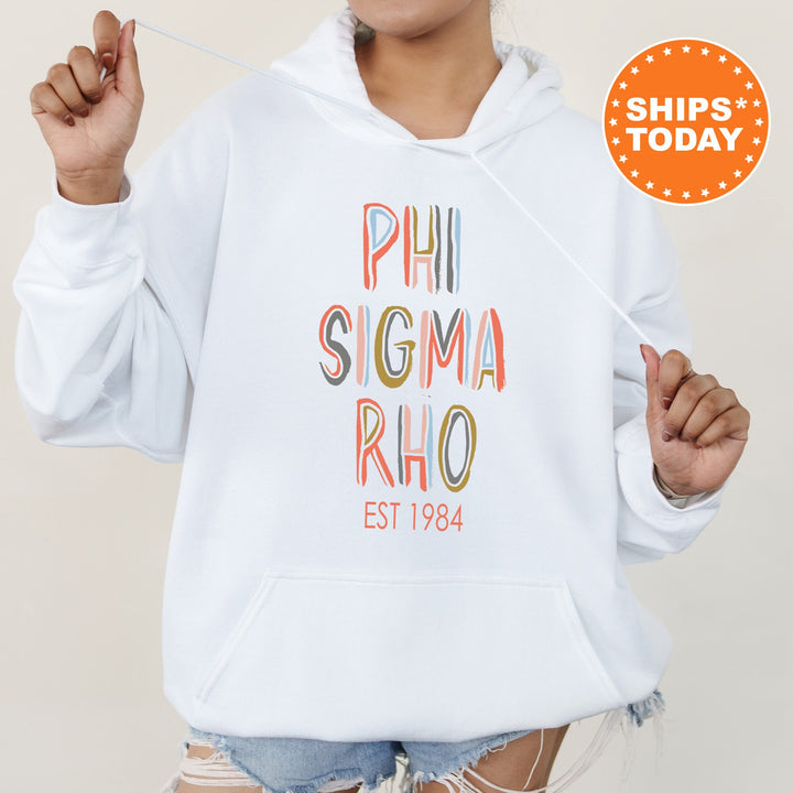 Phi Sigma Rho Cooper Sorority Sweatshirt  | Phi Rho Sorority Hoodie | Sorority Apparel | Big Little Reveal | College Greek Apparel _ 8674g