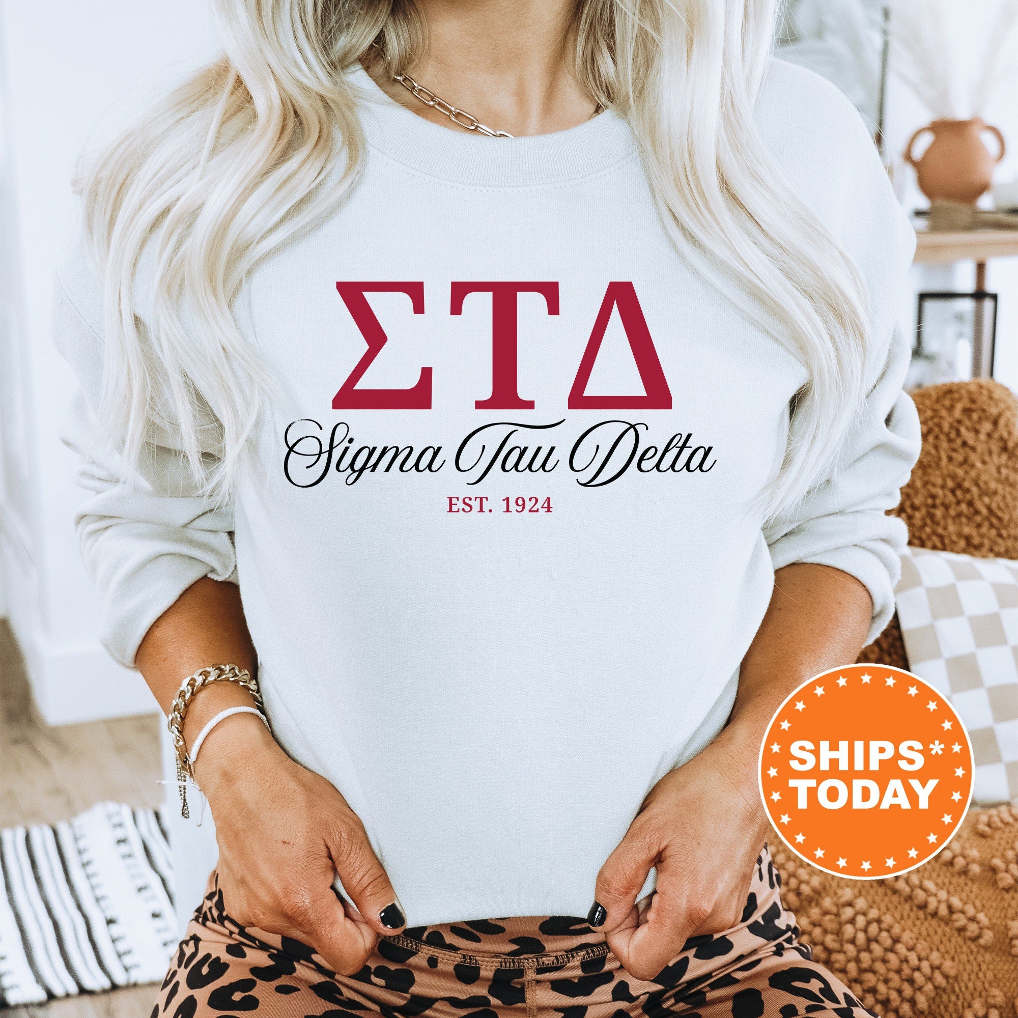 Sigma tau delta on sale shirt