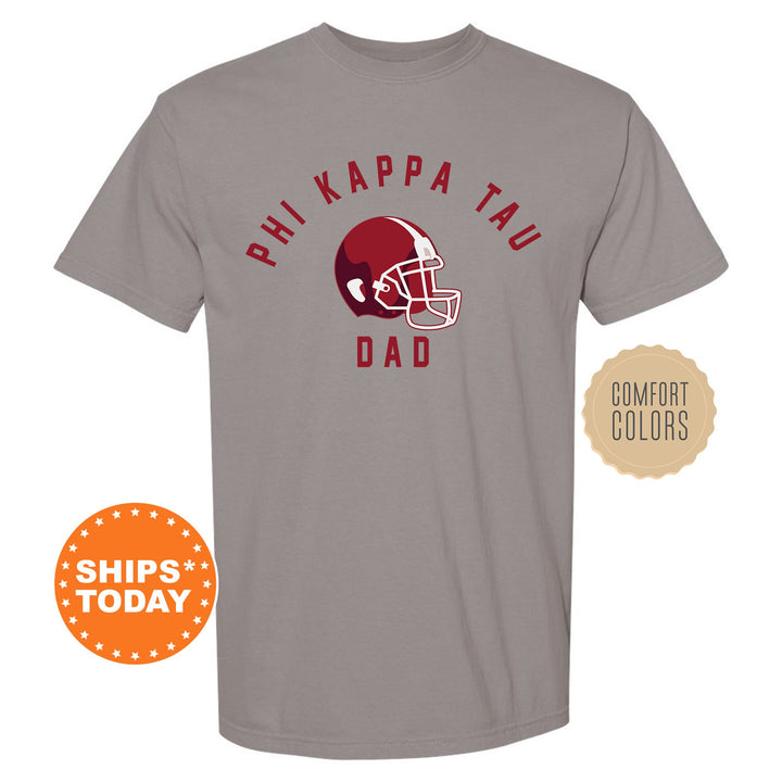 Phi Kappa Tau Fraternity Dad Fraternity T-Shirt | Phi Tau Dad Shirt | Fraternity Gift | Greek Tees  | Gift For Dad | Game Day Shirt Comfort Colors Shirt _ 6712g