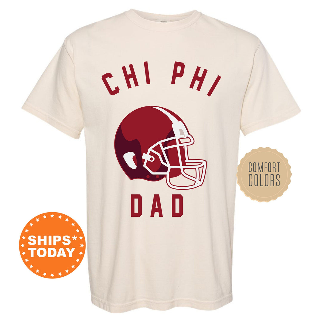 Chi Phi Fraternity Dad Fraternity T-Shirt | Chi Phi Dad Shirt | Frat Family Shirt | Game Day Shirt | Gifts For Dad | Fraternity Gift Comfort Colors Shirt _ 6701g