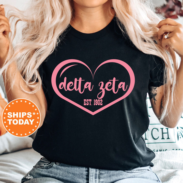 Delta Zeta Sisterlove Sorority T-Shirt | Dee Zee Sorority Merch | Big Little Reveal Comfort Colors Shirt | Sorority Gifts _ 16575g