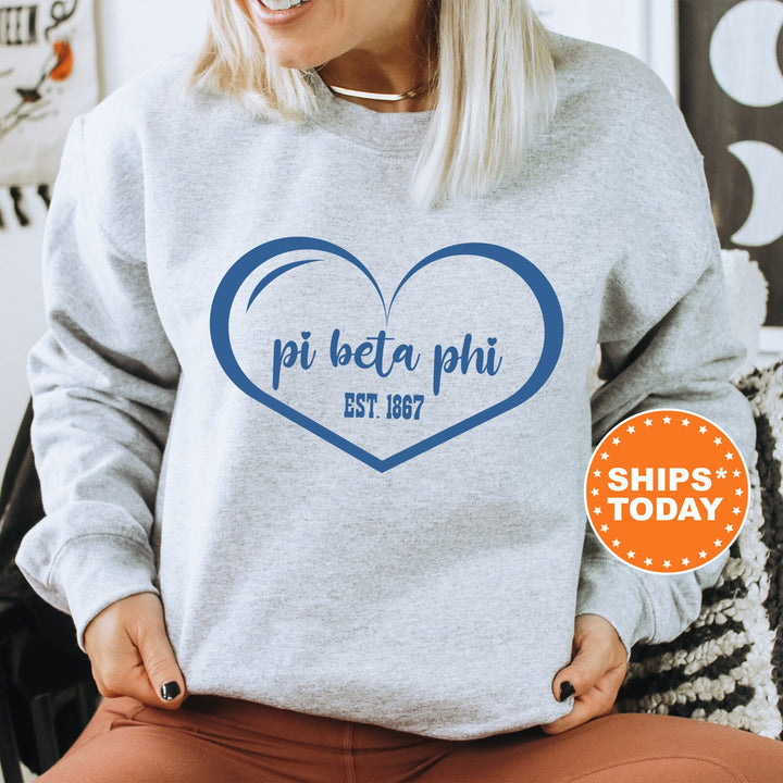 Pi Beta Phi Sisterlove Sorority Sweatshirt | Pi Phi Sorority Apparel | Big Little Reveal | Sorority Gifts | Sorority Merch _ 16582g