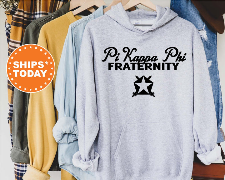 Pi Kappa Phi Simple Crest Fraternity Sweatshirt | Pi Kapp Crest Sweatshirt | Rush Pledge Fraternity Gift | College Greek Apparel _ 9828g