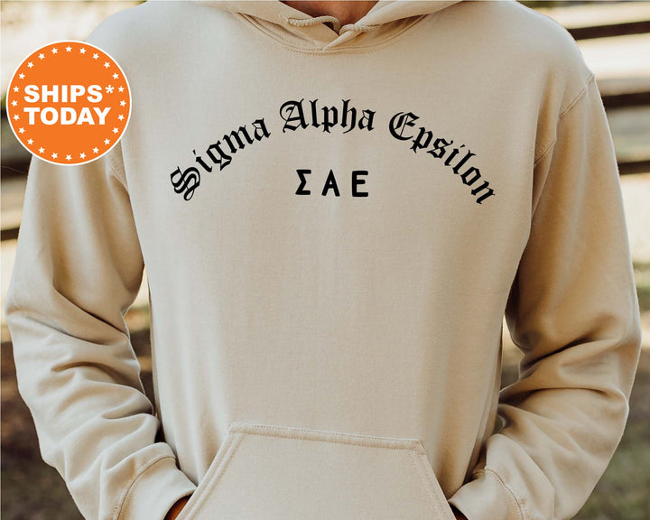 Sigma Alpha Epsilon Old English Oaths Fraternity Sweatshirt | SAE Sweatshirt | Rush Pledge | Bid Day Gift | College Greek Apparel _ 11196g