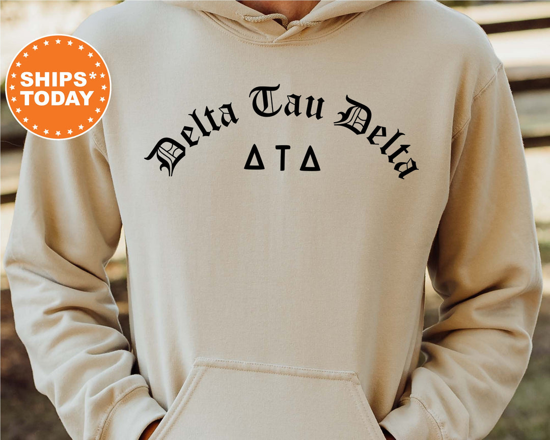 Delta Tau Delta Old English Oaths Fraternity Sweatshirt | Delt Sweatshirt | Rush Sweatshirt | Bid Day Gift | College Greek Apparel _ 11184g